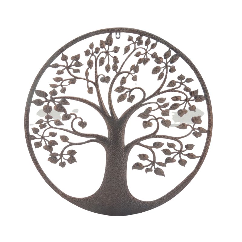 Laser-cut Round Tree-of-Life Wall Art 60x1x60cm