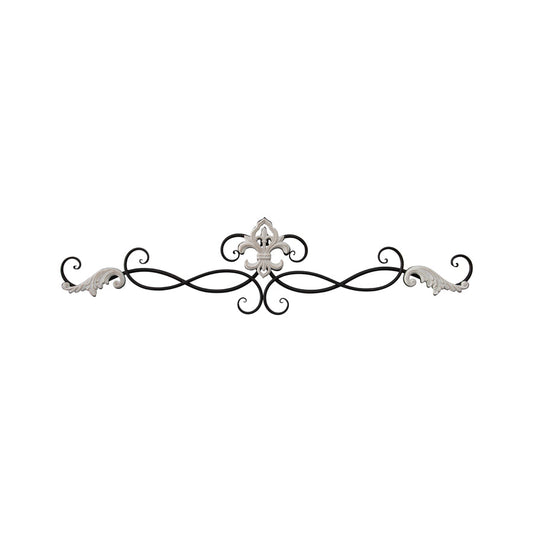 Moulded Fleur-de-Lis Wallart 84x1.3x20cm