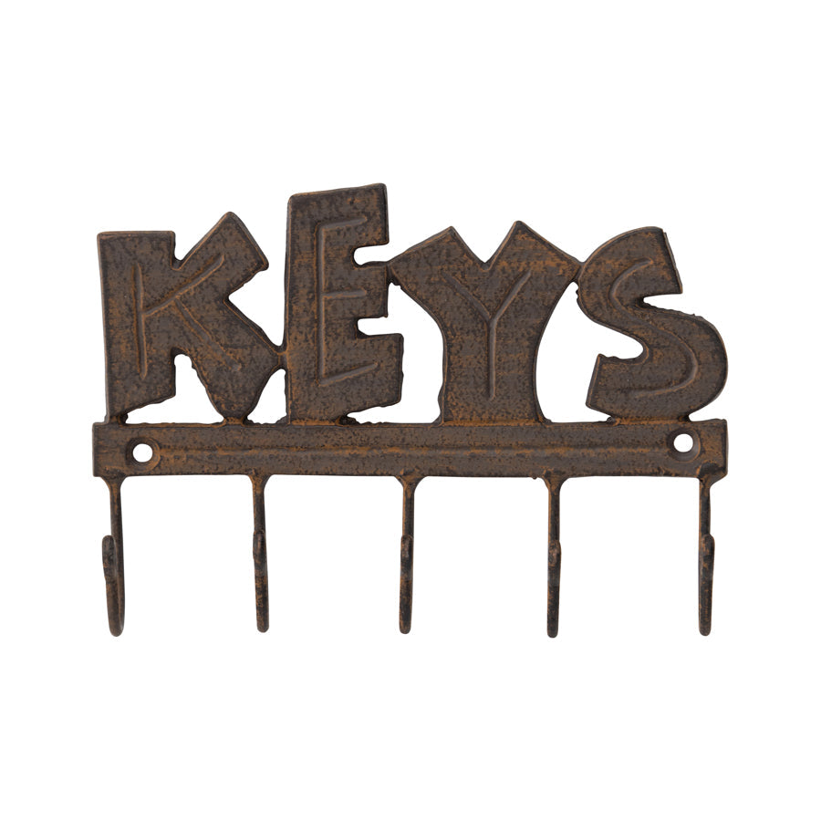 Cast-Iron Trendy Wall Hanging Key Hooks 17x4x12cm