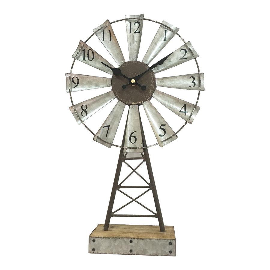 Windmill Table Clock  NEW Clocks