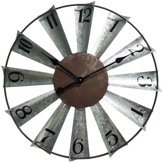 Windmill Wall Clock 60x4.5cm