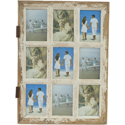 Beach House 'Window' 9-Pic 4x6" Photoframes 39x2x53.5cm