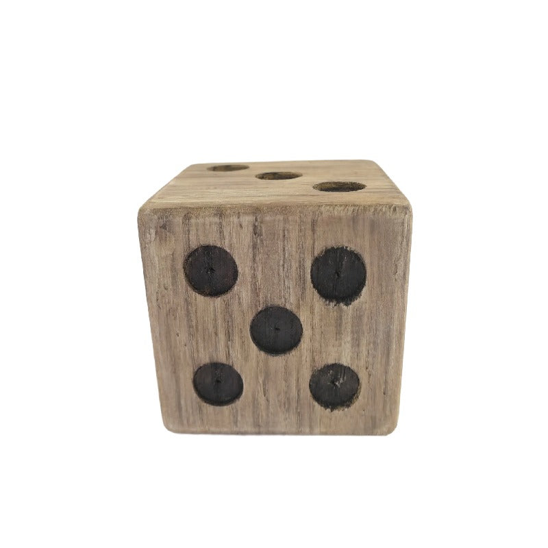 Natural Finish Square Dice 13x13x13cm