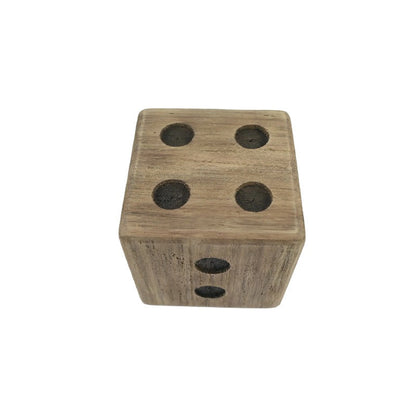 Natural Finish Square Dice 13x13x13cm