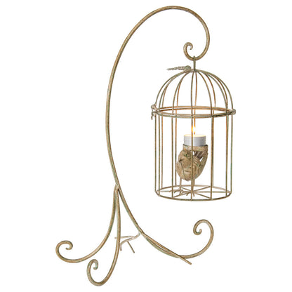 Birdcage on Stand Candleholder 18x28x42.5cm