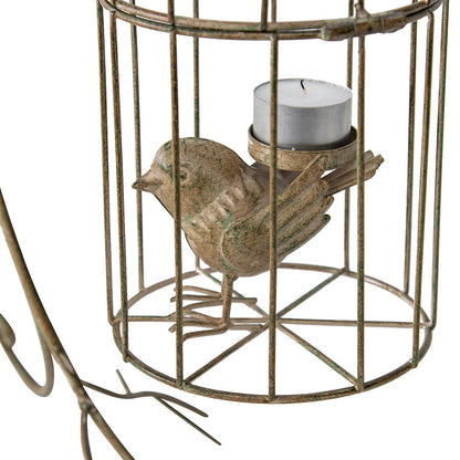 Birdcage on Stand Candleholder 18x28x42.5cm