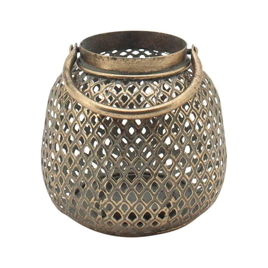 Lustre Diamant w/Handle Pillar Candleholder