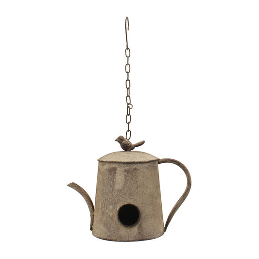 Hanging ' Antique Watering Can'  Birdhouse 26x15x21cm