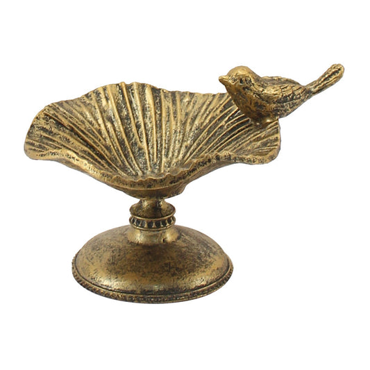 Vintage Style Ring Holder/Decoration w/Bird 12x8.5x8cm