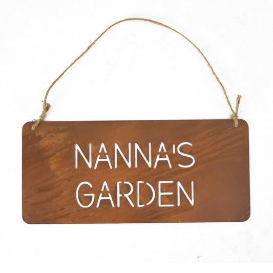 Nanna's Garden Laser Cut Wall Hanging 33x0.5x15cm