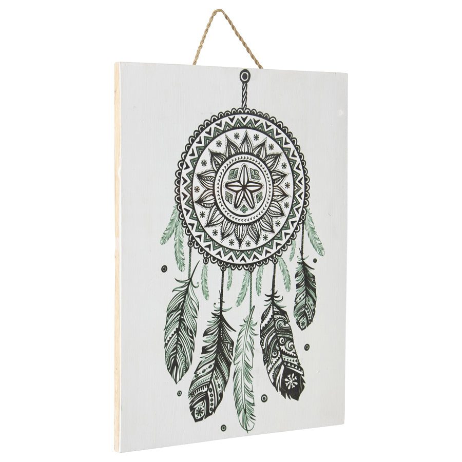 Handmade Monochrome Dream Catcher Wall Art