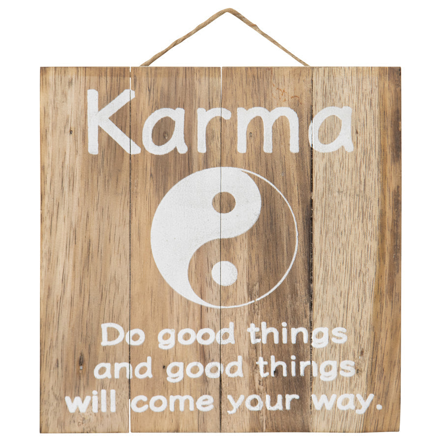 Handmade Karma Sign Wall Art