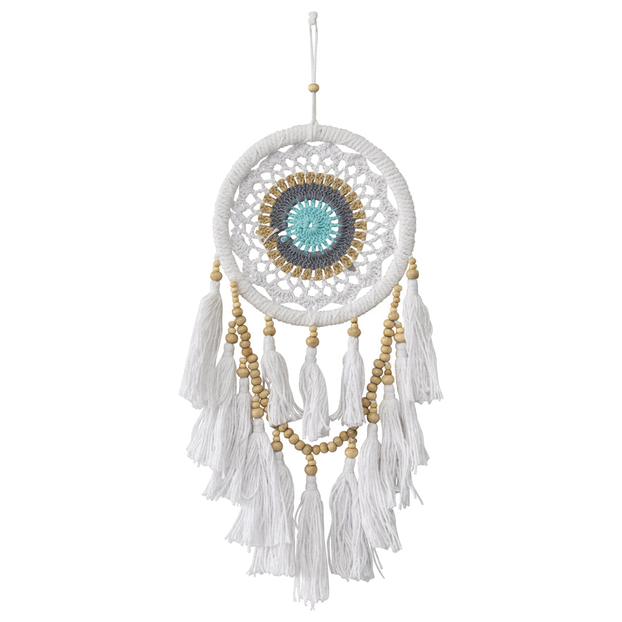 Boho Dream Catcher w/Layered Tassel & Beads