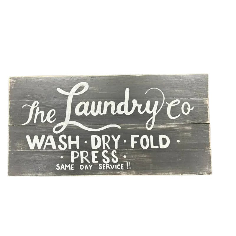 Handcrafted Laundry Co Wall Art 40xx3x20cm