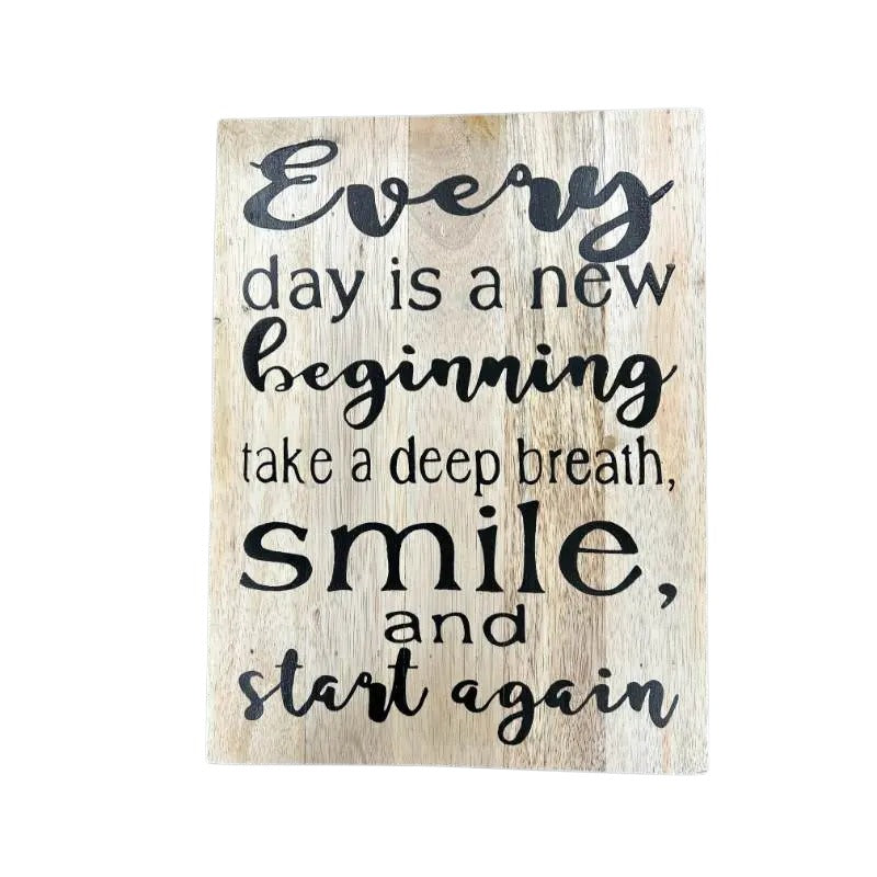 Everyday Smile Wall Art 30x3x40cm