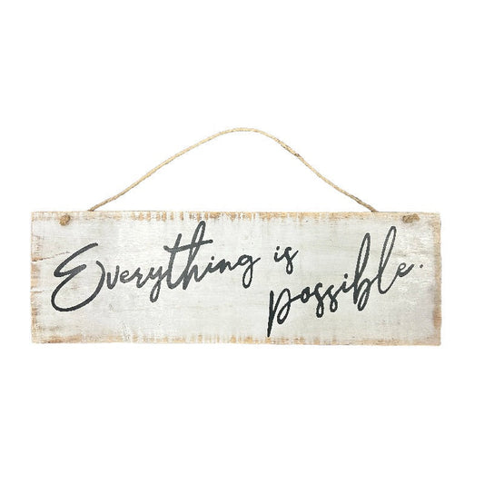 Everything is possible Wall Art 60x2x20cm