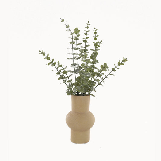 Costella Artifical Eucalyptus in Ceramic Vase 23x49cm