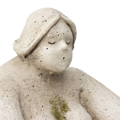 Sitting Lady Garden Statue 27x30x34cm