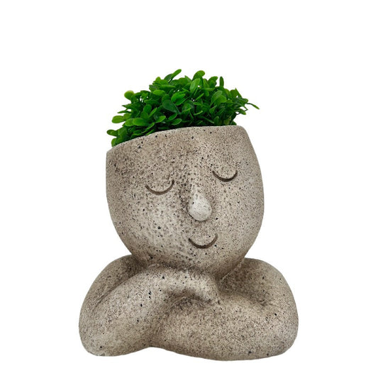 Arty Dreamer Planter w/Hole + Plug 16.5x14x15cm