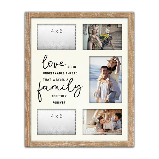 Love is Family' Wall Hanging Photo Gallery Collage 40x2x49.5cm