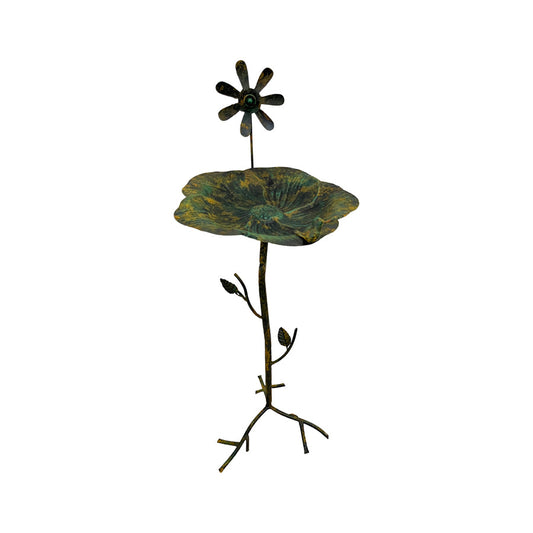 Lilypad on Branch Birdfeeder w/Windmill 34x34x93cm