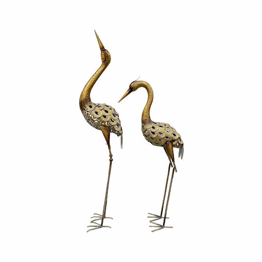 Set/2 Asst Elegant Crane Couple 25.5x20x92/30.5x20x114cm