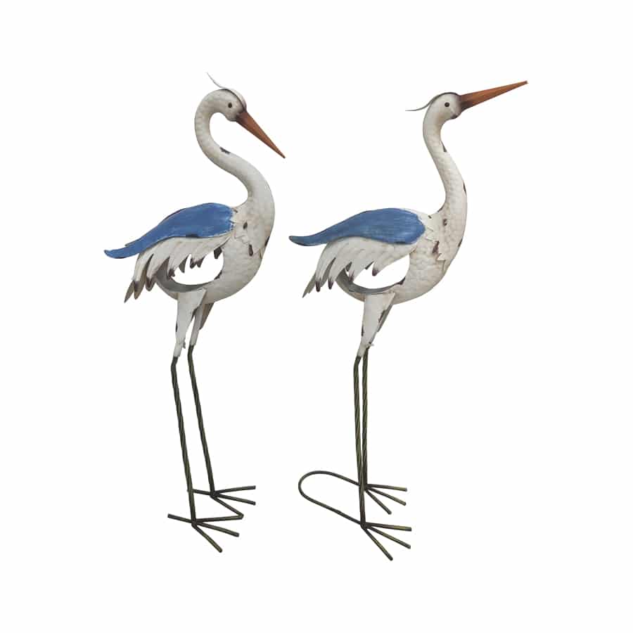 Set/2 Asst Egret Crane Couple 41x13x84/34.5x17x87cm