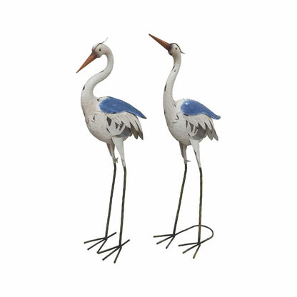 Set/2 Asst Egret Crane Couple 41x13x84/34.5x17x87cm