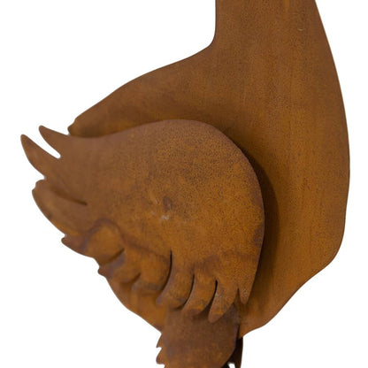 Rust Duck 32.5x16x40cm