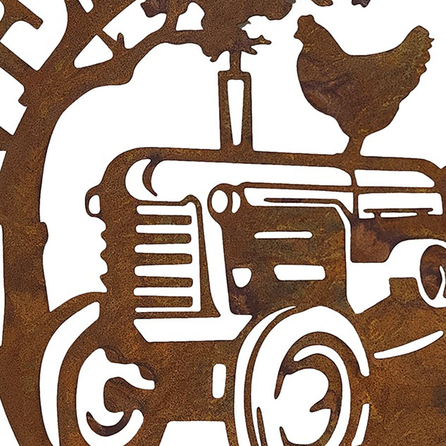 Welcome to Our Farm Laser-Cut Wall Art 60x0.65cm