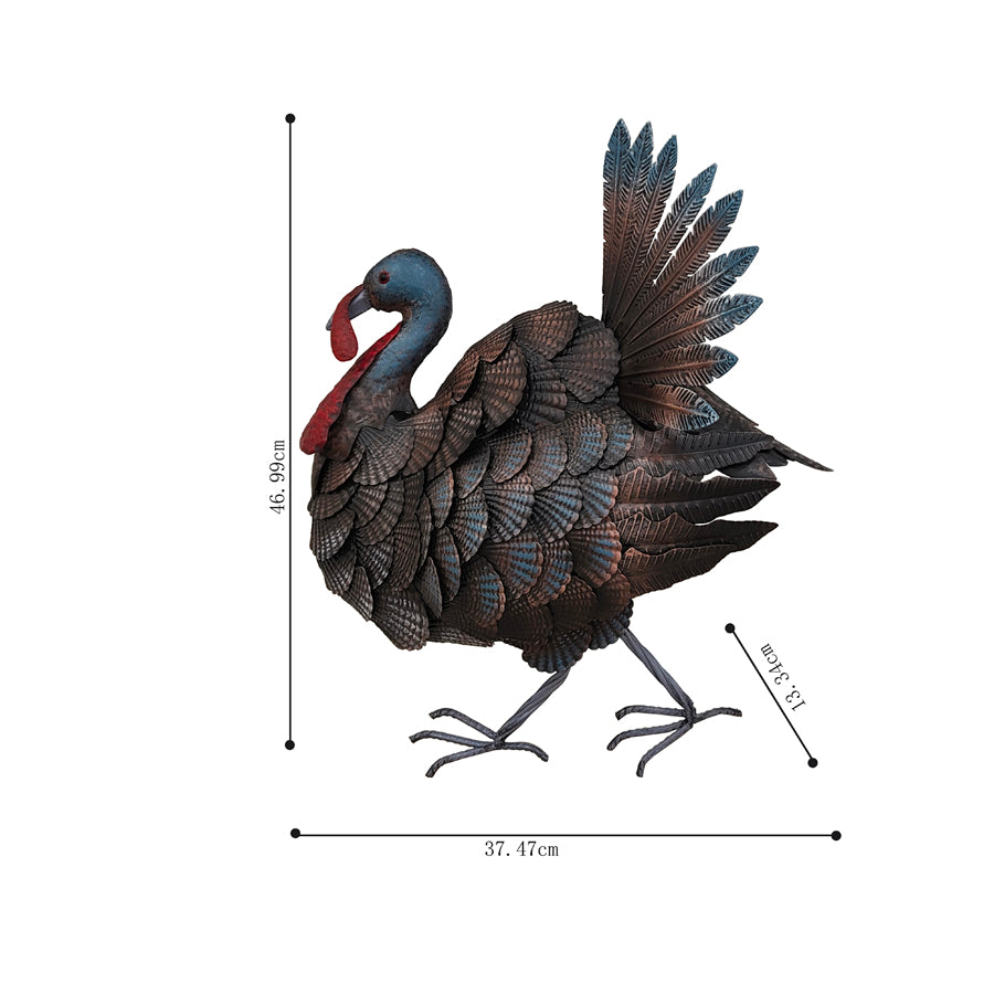 Mrs Turkey Wall Art 37.5x13.5x47cm