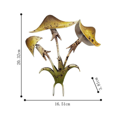 Mushroom Bunch Garden Stake 16.5x4x20.5cm