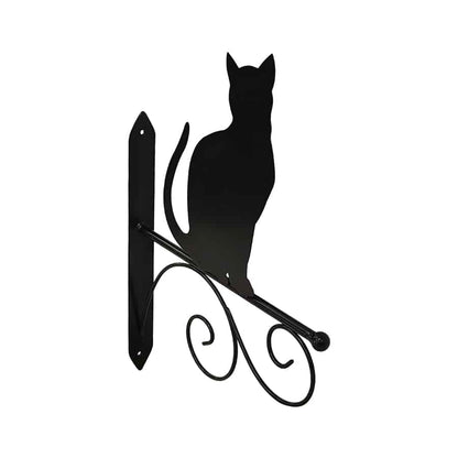 Cat Silhouette Wall Hook Bracket 25.5x3x35cm