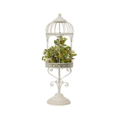 Martinique Arch Planter/Candleholder Cage on Base 22x72cm