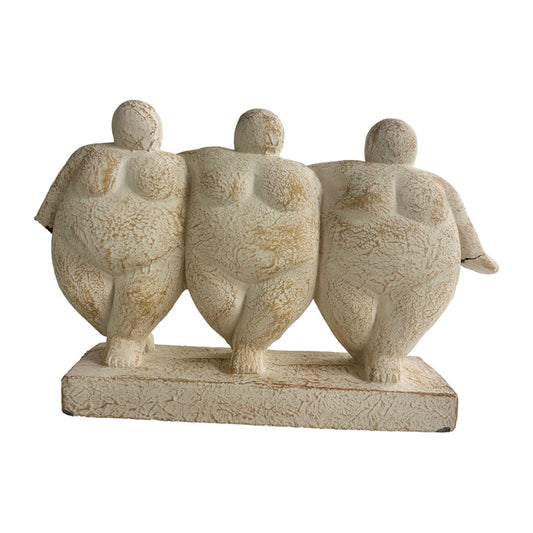 Three Lady Decorative Statue 29x7x18 cm