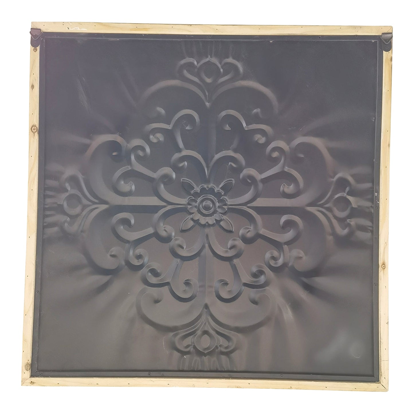 French Provincial Fleur Square Wall Art 60x2.5x60cm