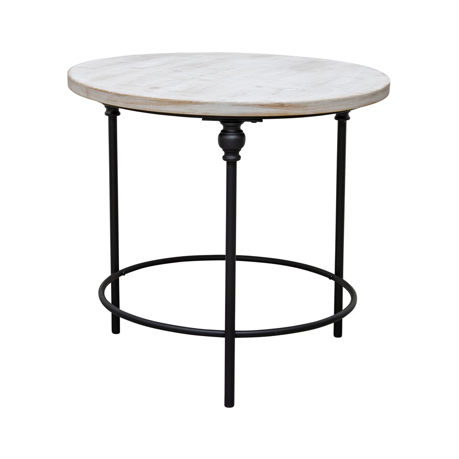 Lorette French Round Occasional Table 60x56cm