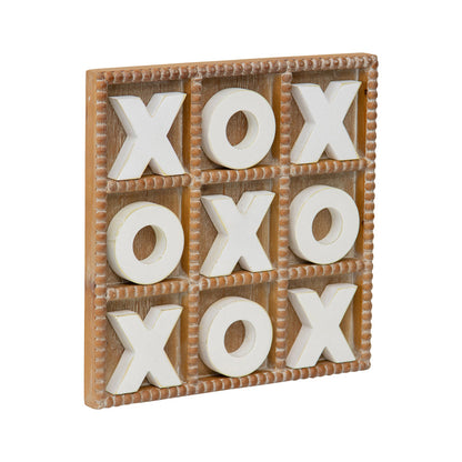 Hamptons Style Noughts & Crosses 30.5x30.5x5.3cm