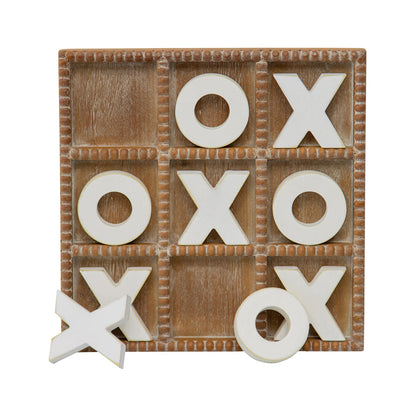 Hamptons Style Noughts & Crosses 30.5x30.5x5.3cm