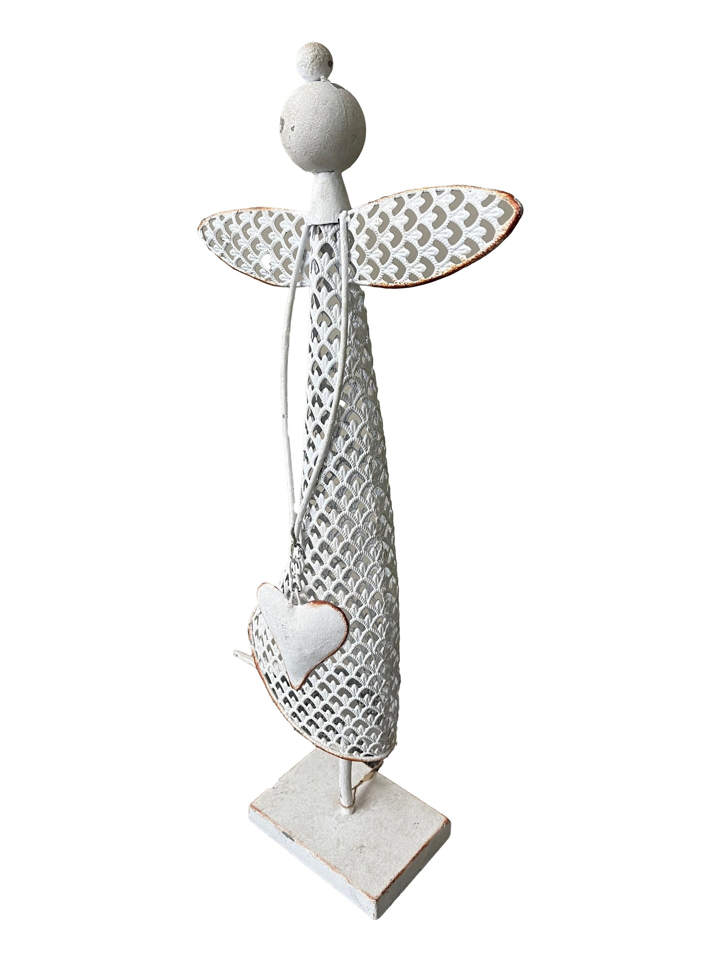 Angel w/Heart Figurine 28x10x61.5cm